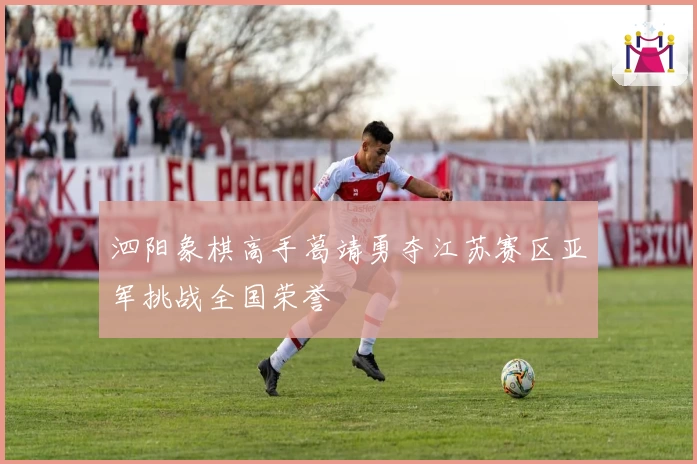 泗阳象棋高手葛靖勇夺江苏赛区亚军挑战全国荣誉